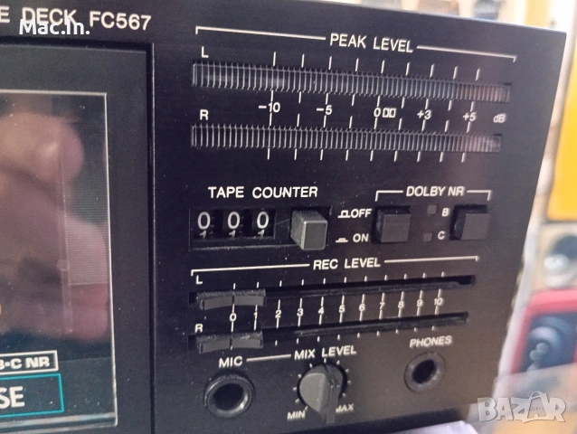 Stereo Cassette Deck Philips FC567, снимка 6 - Декове - 54265527