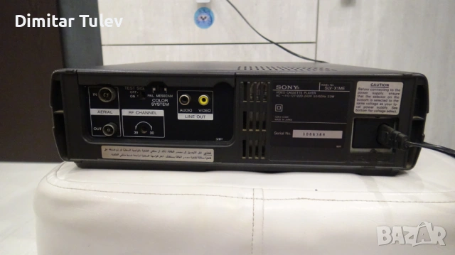 SONY video cassette player SLV-X1ME, снимка 8 - Плейъри, домашно кино, прожектори - 54537450