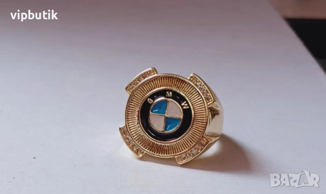 стилен пръстен за почитателите на BMW специал, снимка 3 - Пръстени - 54014766