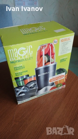 Чисто нов нутри булет блендер NB-101B Пълен комплект от 12 части / NutriBullet (Magic Bullet)
