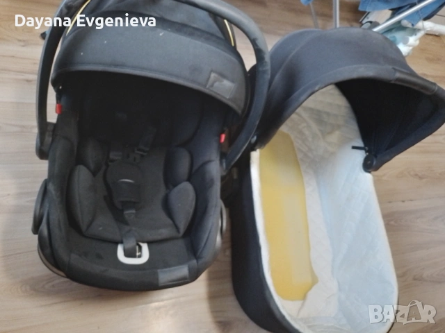 Продавам бебешка количка с 2 коша и столче, снимка 2 - Детски колички - 54575744