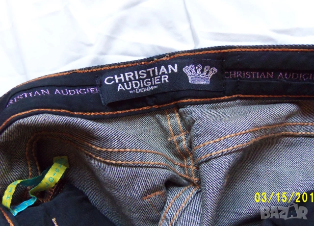 Christian Audigier оригинални дамски дънки, снимка 10 - Дънки - 54343110