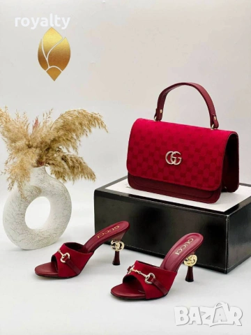 Gucci Нов Дамски Комплект Гучи Различни Цветове , снимка 4 - Чанти - 54649978