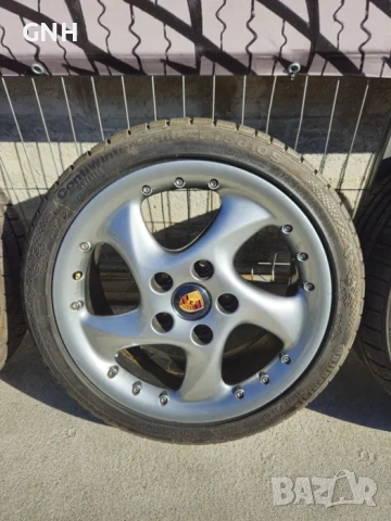 Джанти eMotion Wheels 18цола 5х130 8j et52 на 10j et60 Porsche, снимка 4 - Гуми и джанти - 54576569