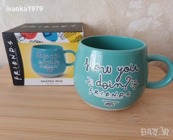 Керамична чаша Friends "How you doin?"