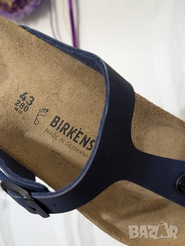 чехли Birkenstock Gizeh Birko-Flor номер 43 , снимка 7 - Мъжки сандали - 54512154