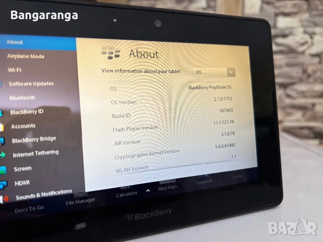Таблет Blackberry PlayBook , снимка 3 - Таблети - 55276869