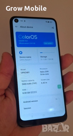 Oppo Reno 8t, снимка 3 - Други - 54772809