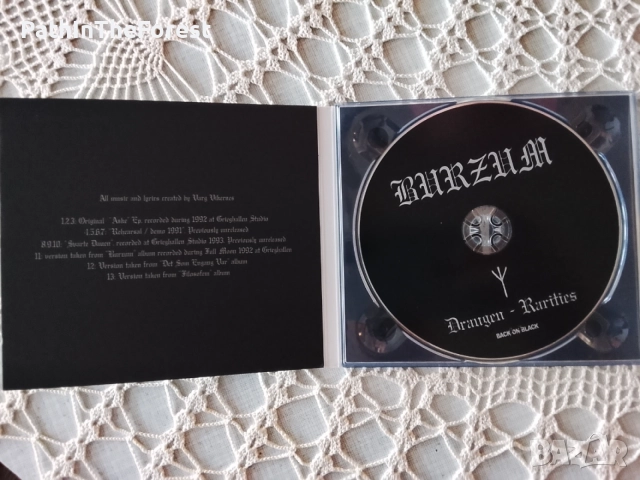Burzum - Anthology и Draugen, снимка 6 - CD дискове - 54975538
