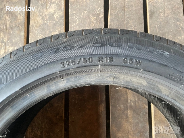 1-брой лятна гума 225/50/18 Pirelli dot 2022, снимка 7 - Гуми и джанти - 54579930
