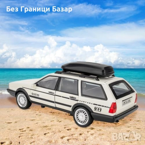 Нова Колекционерска количка Santana Wagon 1:32 Pull Back метален модел автомобил със звук и светлини, снимка 7 - Коли, камиони, мотори, писти - 54525731