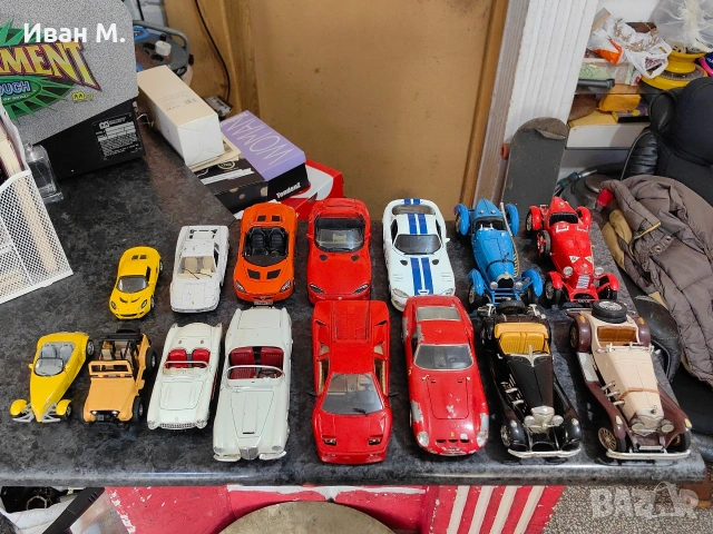 Колекционерски метални колички Burago 