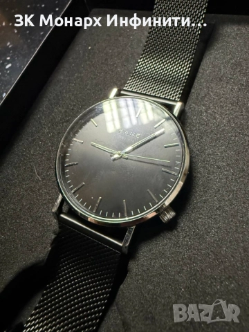 Мъжки часовник KANE SILVER STEEL MESH/+КУТИЯ ПЕРФЕКТЕН, снимка 4 - Мъжки - 54731063