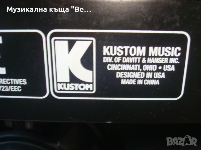 Усилвател за китара KUSTOM KLA20, снимка 8 - Китари - 55091581