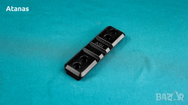 Универсална Уивър база / адаптер 3 слота, 4 винта M4, 70мм - фрезована