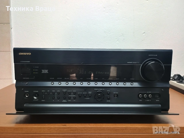 ONKYO TX-NR 807. 7X135W при 8 ома. 750W траф. Истински звяр! Изпращам видео. , снимка 3 - Ресийвъри, усилватели, смесителни пултове - 55236375