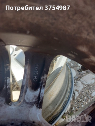 Алуминиеви джанти 15 за мерцедес , снимка 5 - Гуми и джанти - 54186573