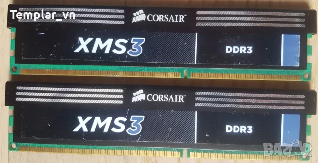 CORSAIR XMS 3 2x4 GB DDR3 1333 / KINGSTON LP 2x4 DDR3 1333, снимка 2 - RAM памет - 42622925