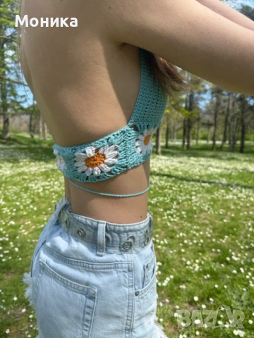 Ръчно плетено, снимка 3 - Корсети, бюстиета, топове - 54315447