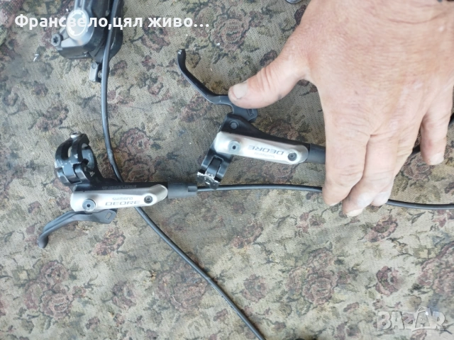 Хидравлични спирачки за велосипед колело Shimano deore bl m 615
