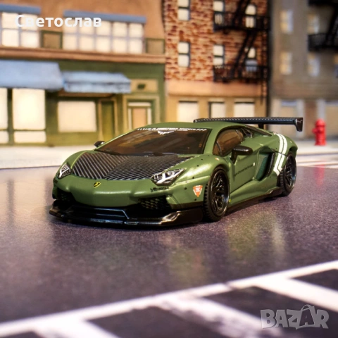 Hot Wheels Elite 64 LBWK Lamborghini Aventador LP 700-4, снимка 6 - Колекции - 54812571