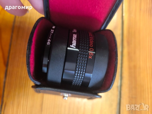 hama video -objektiv 2 in 1 37mm+46mm, снимка 13 - Обективи и филтри - 54604498