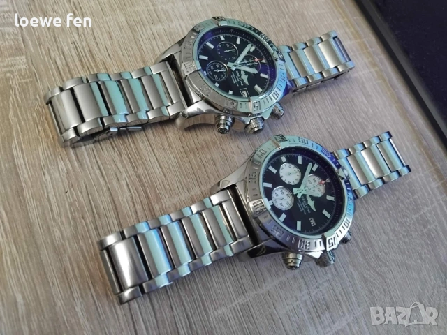 Два броя Breitling A13370 Super Avenger 48 mm ! Кварц!