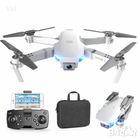 Иновативен мини дрон с висока резолюция от 4К HD - DRON E59 (4K+BAG）