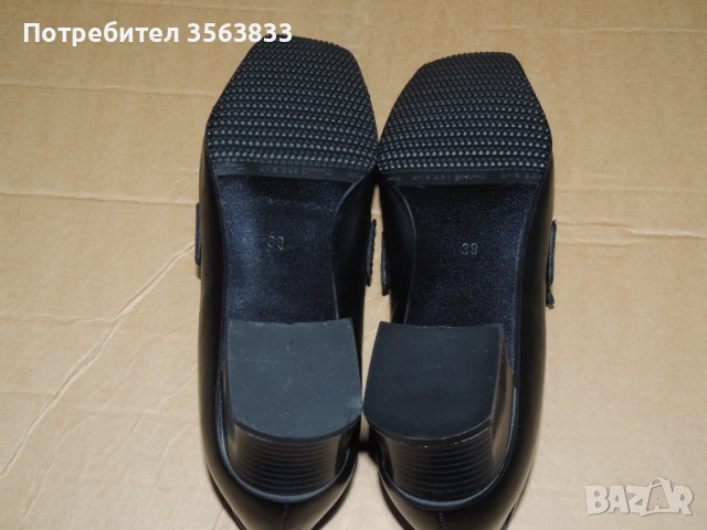 Дамски обувки  DAMA PIKA от естествена черна кожа., снимка 14 - Дамски елегантни обувки - 54182771