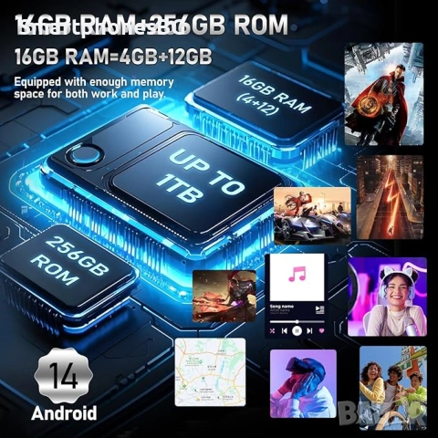 IIIF150 B3C 16GB RAM 256GB ROM, 10800 mAh с IP68 защита, снимка 6 - Други - 55213185