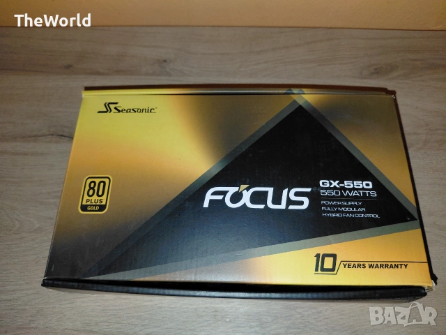 Захранване Seasonic 550W, FOCUS GX Series, 80 PLUS Gold