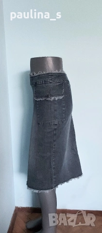 Три броя / Маркова дънкова пола "MNG / Mango", "Camaieu" и "Denim & Co" / XS / M , снимка 18 - Поли - 54792137