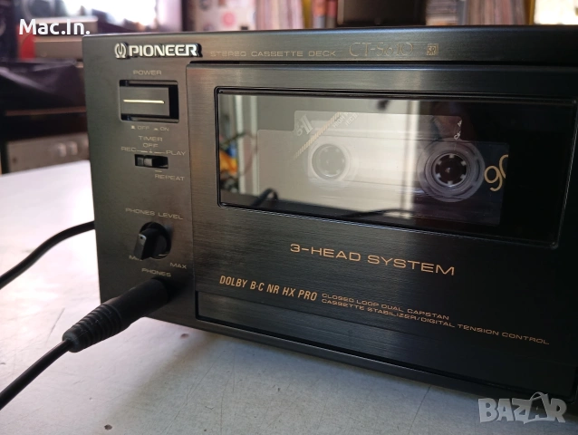 Stereo Cassette Deck Pioneer CT-S610, снимка 5 - Декове - 54781148