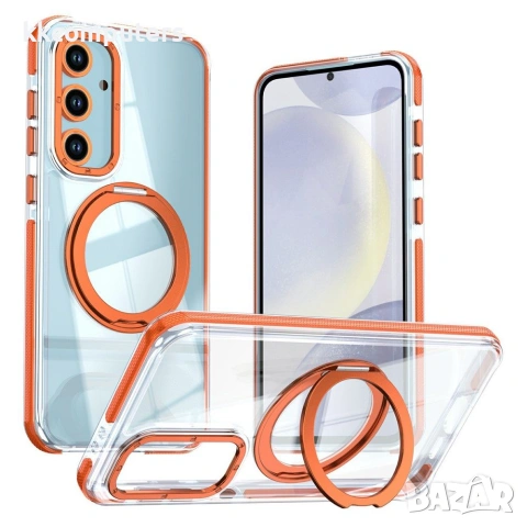 Samsung Galaxy S26 FE Калъф - Магнитен пръстен, PC+TPU, 5 цвята, снимка 3 - Калъфи, кейсове - 55045244