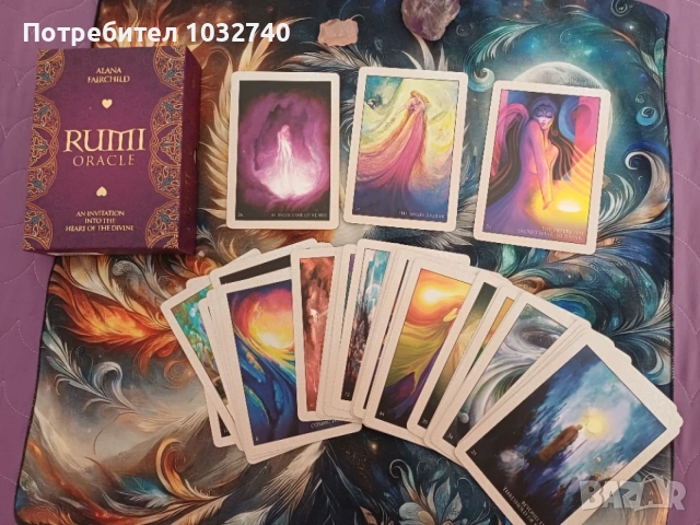 Таро колоди в отлично състояние! Pre-Raphaelite Tarot, Волшебное Зеркало, Таро на Магьосниците..., снимка 10 - Карти за игра - 55500272