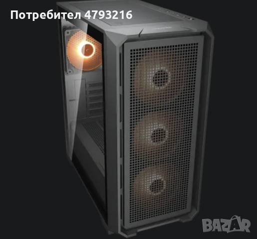 Компютър Gaming PC Ryzen 5700x / RX 6800 XT / 16GB RAM / 1TB SSD/ 850W GOLD Модулно  тествана