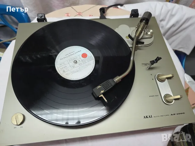 Грамофон Akai AP 100C, снимка 3 - Грамофони - 55409313