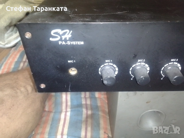 Усилвател за фонова музика за 110 волтови тонколони , снимка 2 - Ресийвъри, усилватели, смесителни пултове - 55284187