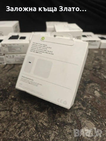 Оригинален адаптер Apple 30W USB-C Power (модел A1882) за бързо зареждане на MacBook Air и iPad Pro, снимка 2 - Apple iPhone - 55249792