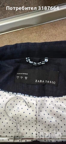 Zara ленен костюм L, снимка 10 - Костюми - 54635175