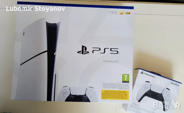 PS5 Playstation 5 slim Disc standart + допълнителен джойстик , снимка 3 - PlayStation конзоли - 55624904