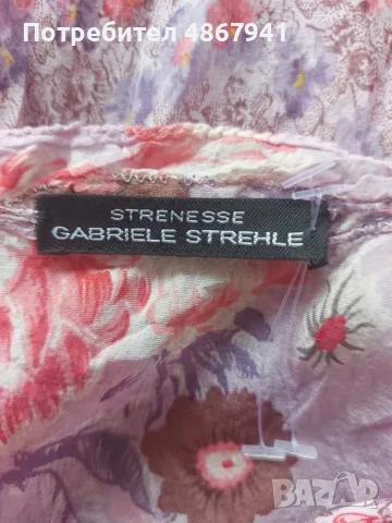GABRIELE STREHLE ефирен летен копринен топ, снимка 5 - Други - 55419849