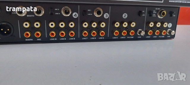 НАЙ ДОБРАТА ОФЕРТА Миксер / Dj Mixer Omnitronic MX410 , снимка 6 - Ресийвъри, усилватели, смесителни пултове - 55010275