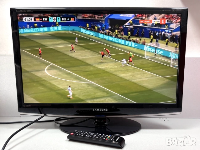 Перфектен! Телевизор Samsung SyncMaster 2333HD, 23-инчов,  LCD, Full HD