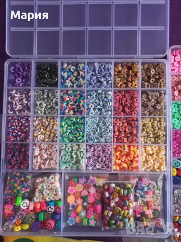 Мъниста и перли комплекти в кутии, снимка 15 - Други - 52669210
