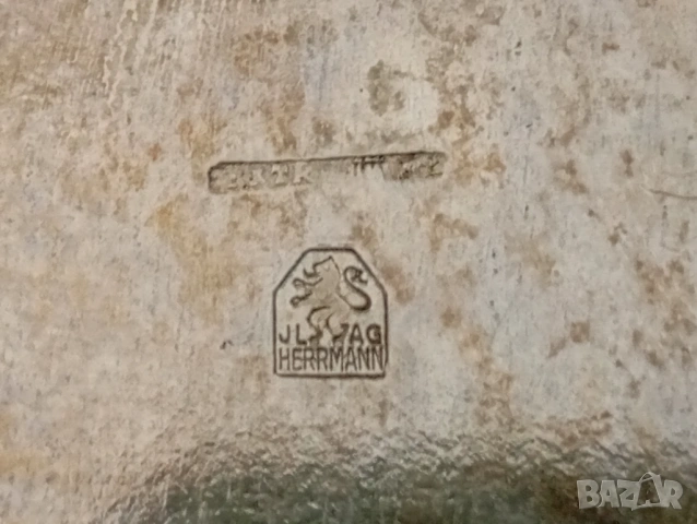 Посребрена купа,фруктиера арт деко , снимка 5 - Други ценни предмети - 54038020