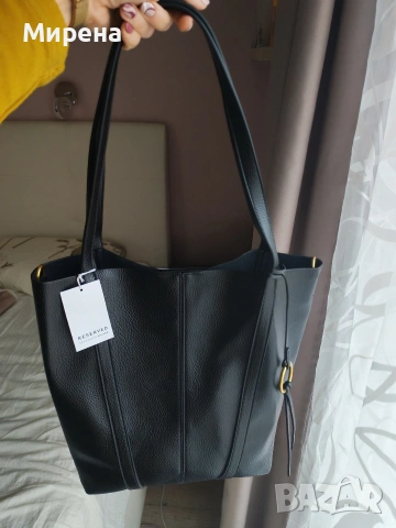 Нова кожена чанта за пазаруване Reserved, снимка 6 - Чанти - 54282034