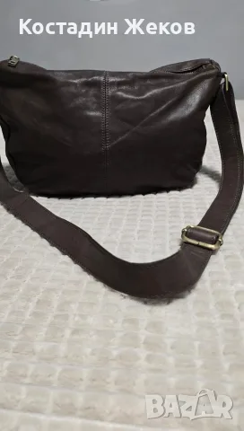 Дамска оригинална италианска чанта от естествена кожа. GENUINE LEATHER / BORSE IN PELLE / MADE