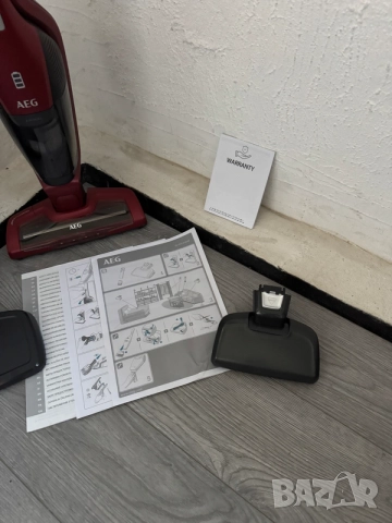 Вертикална Безжична Прахосмукачка AEG Ergorapido CX7 Animal 18V HD Литиева 2в1, снимка 6 - Прахосмукачки - 55695552