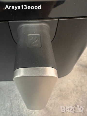 Фритюрник с горещ въздух Hanseatic HAF212600D 39156050 2in1 (XXL 9L, с функция за сушене), снимка 3 - Фритюрници - 53960644